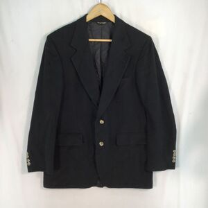 Bill Blass BLACK BLAZER SPORTSCOAT 42 Reg Soft Jacket 100% Camel Hair USA Made